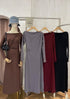 Ladies Off-Shoulder Long Sleeves Fitted Dress